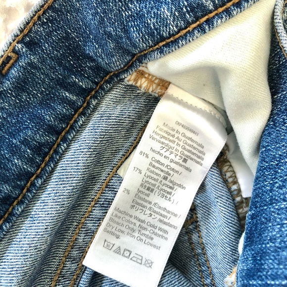 NWOT Madewell Classic Blue Jean Shorts - Picture 4 of 6